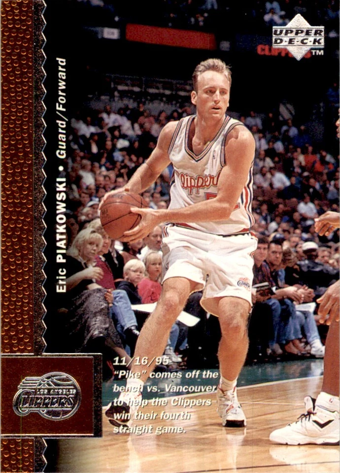 1996-97 Upper Deck Eric Piatkowski Basketball Cards #55 - Image 1 of 2