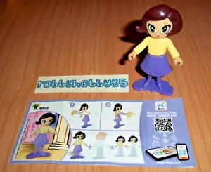 SD526 RAGAZZA CON CAPELLI CASTANI + BPZ RUSSIA KINDER JOY 2016/17 GIRLS SHOPPING - Picture 1 of 1