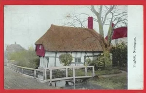 KENT. FROGHOLT     NEWINGTON.  SHORNCLIFFE CAMP POSTMARK 1906 - Picture 1 of 2