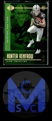 2019 Panini Illusions #50 Hunter Renfrow Trophy Collection Green #/99 - Image 1 of 2