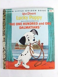 1960 Little Golden Book LUCKY PUPPY 1st Ed. WALT DISNEY 101 Dalmatians - Picture 1 of 12