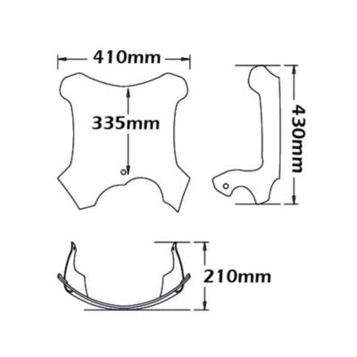 Cupolino Isotta fume chiaro BMW G650GS 2010-2016 — 第 1/4 张图片