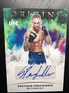 Santiago Ponzinibbio 2022 Chronicles UFC Origins Autograph #OA-SPZ