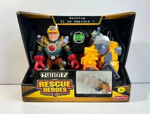 Rescue Heroes Robotz Jack Hammer & C-Ment - Walk'n Scoop Action! - Picture 1 of 3