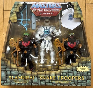 Masters Of The Universe Classics Slamurai & Snake Troopers Paquete de 3 Power-Con Excl. - Imagen 1 de 7