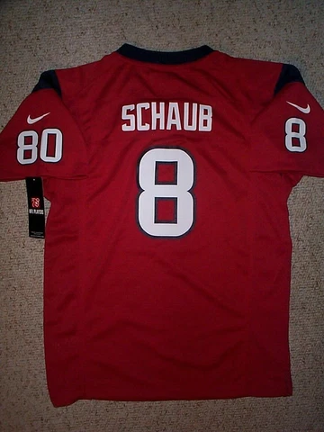 *IRREGULAR* Houston Texans MATT SCHAUB nfl NIKE Jersey Youth Kids Boys (L-LARGE) Cover