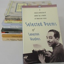 Poetry Poem Langston Hughes Carlos WIlliams Shelley Steingesser Book Lot 12