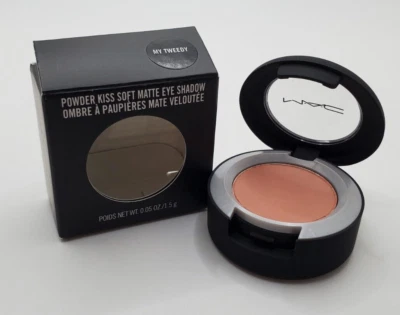 MAC Powder Kiss Matte Eye Shadow ~ MY TWEEDY ~ Muted Nude ~ 1.5gm/.05oz~NIB - Image 1 of 4