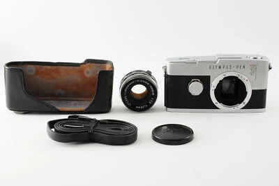 Overhauled [Near MINT] OLYMPUS PEN F Half Frame Camera 38mm F1.8 Lens From JAPAN - Image 1 of 4