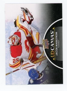 2021-22 Upper Deck Series 1 Jacob Markstrom Canvas Black Calgary Flames - Picture 1 of 2