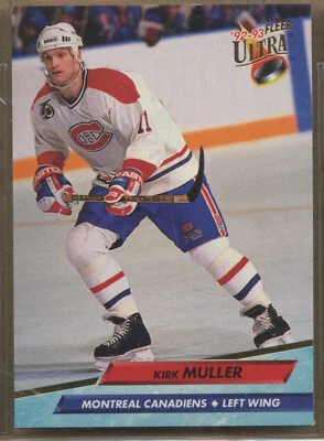 1992-93 Fleer Ultra #107 Kirk Muller Montreal Canadiens - Image 1 of 2