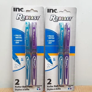 Inc. R-2 Blast Tintenroller 0,7 mm Lila Blau #21413 (2 Packungen) (4 Stifte) - Bild 1 von 8