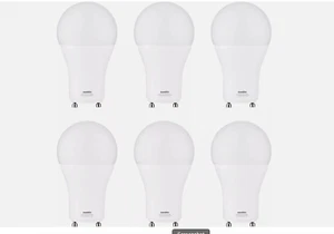 Sunlite LED A19 Light Bulb 14 Watts (100W Equivalent) GU24 White 6-Pack - Picture 1 of 1