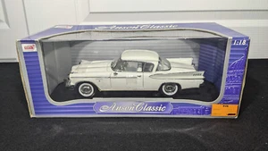 Anson 1957 Studebaker Golden Hawk, white, 1:18 scale diecast - Picture 1 of 9