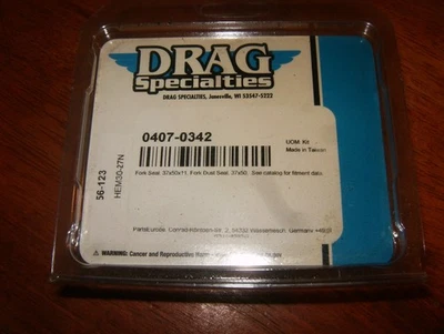 Kit de sello de horquilla y limpiaparabrisas Drag Specialties 0407-0342 Buell Blast 500 Foto 1 de 4