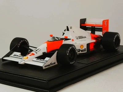 McLaren F1 MP4/5B #27 1990 campeón del mundo ganador GP de Mónaco Ayrton Senna en 1:18 Foto 1 de 2