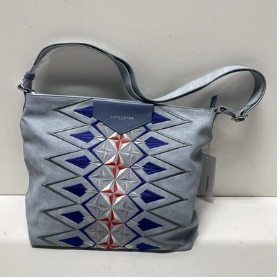 Bolso geométrico Lancaster azul claro Foto 1 de 4