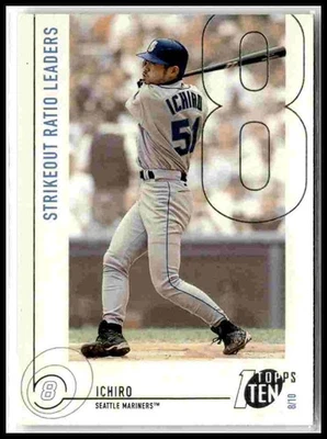2002 Topps Ten #99 Ichiro Suzuki - Image 1 of 2