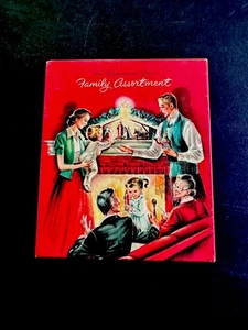 1 Sunshine EMPTY BOX, Once Held 18 VTG Xmas Greeting Cards “Family Assortment” - Picture 1 of 3