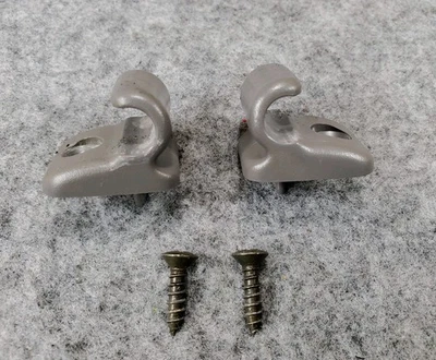 1993-1997 Nissan 200SX Altima Sentra Sunvisor Retainer Clip Hook Handle OEM GRAY - Image 1 of 4