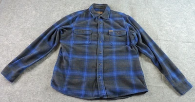 Orvis Mens Medium Big Bear Heavyweight Double Brushed Flannel Button Shirt Plaid - Image 1 of 4