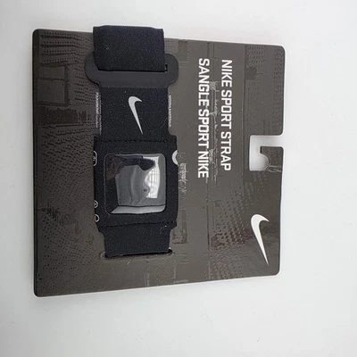 Nike Sport повязка на руку ремень телефона держатель работает тренировки тренажерный зал черный - Изображение 1 из 3