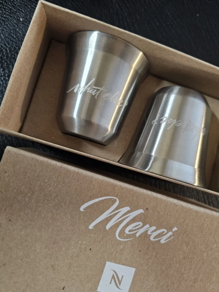 Nespresso Pixie Espresso Tassen 2 Stück. Neu OVP - Bild 1 von 4