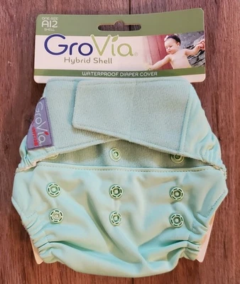 NEW Julep GroVia Hybrid Shell Waterproof Diaper Cover One-Size AI2 Shell - Image 1 of 2