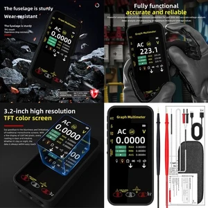 Digital Multimeter with Graphics Recorder High Accuracy Oscilloscope Multimeter - Picture 1 of 8