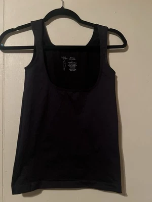 Heavenly Shapewear Black Top L Nylon Spandex Blend  Style 3343 - Image 1 of 4
