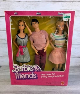 1982 Vintage Barbie & Friends ( PJ and Ken ) Gift Set Mattel No.4431 Taiwan NRFB - Bild 1 von 12