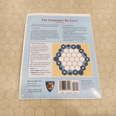 The Fishermen of Catan, 2007 Mayfair Games, cenário Settlers of Catan, lacrado! - Imagem 1 de 2