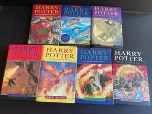 Harry Potter   1-7 Book Set  Hard Cover Raincoast Bloomsbury DJ 1997ed Of Book 1 - Bild 1 von 10