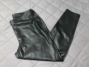 Pantalones Chico's para mujer talla 2/US 12 de cuero sintético, elásticos, sin bolsillos, - Imagen 1 de 5