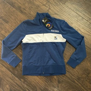 2010 Fifa World Cup South Africa Jacket Full Zip Women’s XXL NWT Blue White - Picture 1 of 9