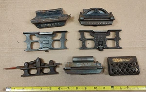 7 Stck. antike Säge Feile Messgerät Werkzeuge E. C. Stearns, Disston, Atkinson, Hecht - Bild 1 von 24