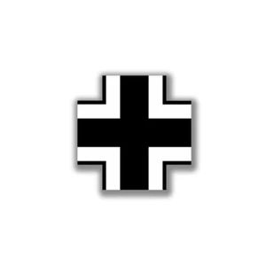 Balkenkreuz Wh Aufkleber Panzer Luftwaffe Modelbau Sticker 10x10cm  #A4628 - Bild 1 von 1