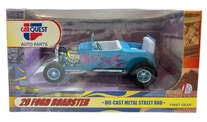 NEW IN BOX Diecast First Gear BLUE '29 FORD ROADSTER Car Quest Auto Parts 1:24 - Picture 1 of 12