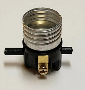 On/Off Push-thru Interior Lamp Socket E26 Medium Base 30683J - Picture 1 of 5