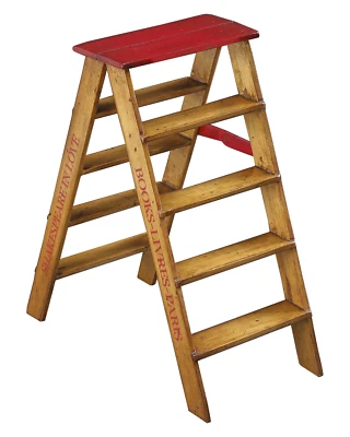 Estatuilla de escalera modelo de madera 3D arquitectónico Shakespeare Library Steps 7" Foto 1 de 4