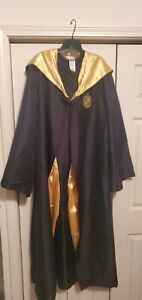 Harry Potter Hufflepuff Robe Official Wizarding Adult Size L-XL Black/Yellow