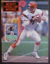 JUNE 1991 BECKETT FOOTBALL CARD MONTHLY #15- BOOMER ESIASON COVER
