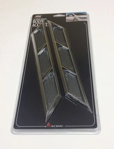 UNIVERSAL ACCENTS PORTHOLE VENT CAR INTAKE SCOOP AIR FLOW FENDER HOOD AFL-9629PB - Picture 1 of 3