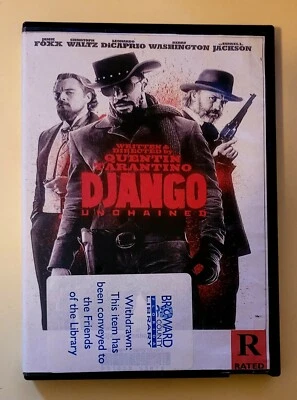 Django Unchained DVD Jamie Foxx Leonardo DiCaprio Samuel L Jackson Free Shipping - Image 1 of 3
