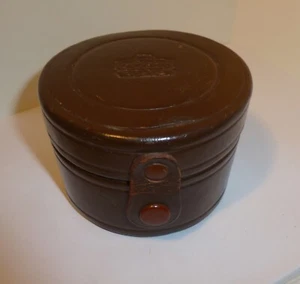 VINTAGE 1960s NIKON NIPPON KOGAKU BROWN LEATHER LENS ACCESSORY CASE - Picture 1 of 6