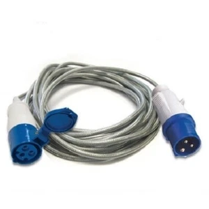 32A 4mm SY Cable Hook Up Extension Lead 3 Pin Plug & Socket. 5M 10M 15M 20M 25M - Picture 1 of 1
