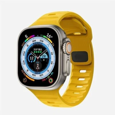 Correa deportiva de silicona de 49 mm para Apple Watch Series Ultra 3 11 10 9 8 7 iWatch Foto 1 de 4