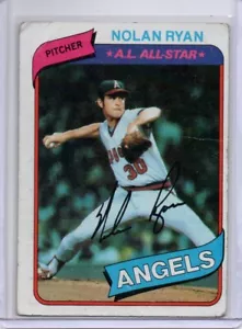 Nolan Ryan 1980 Topps - #580 California Angels HOF - Bild 1 von 2