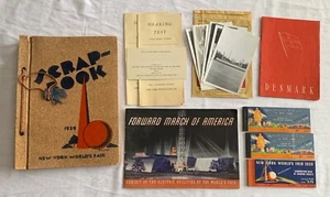 NUEVA YORK FERIA MUNDIAL 1939-40 LOTE EFÍMERO ENTRADAS FOTOS ÁLBUM DE RECORTES ETC - Imagen 1 de 14