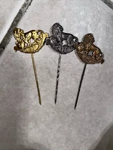 3-Old vintage SGF Sweden stick pin Sporrongs 1 Sterling - Picture 1 of 2